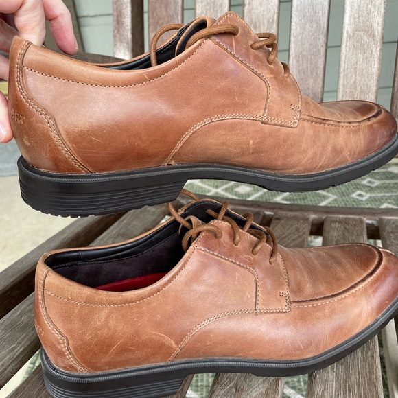 Rockport 11.5W two-toned tan/brown shoes - Picture 4 of 9